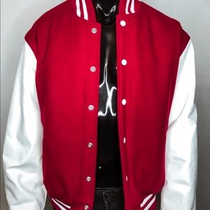Men’s Red Varsity Jacket